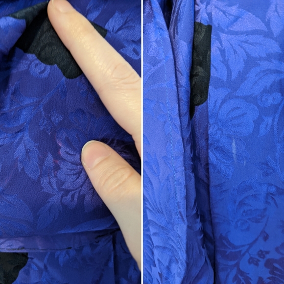 Christian Dior Vintage 2 Piece Purple Silk Set - Picture 8 of 10